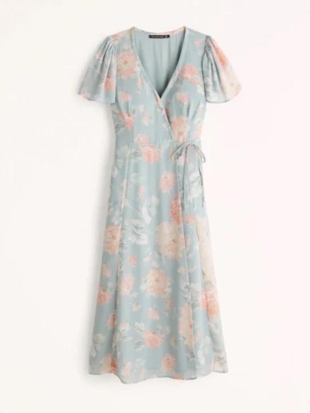 Abercrombie Angel Wrap Floral Midi Dress